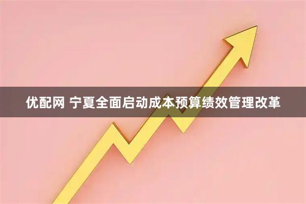 优配网 宁夏全面启动成本预算绩效管理改革